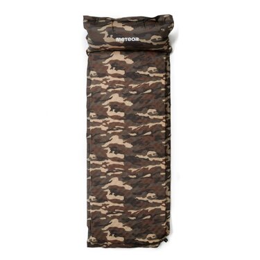 Samo-nafukovací karimatka s polštářem 188cm camo